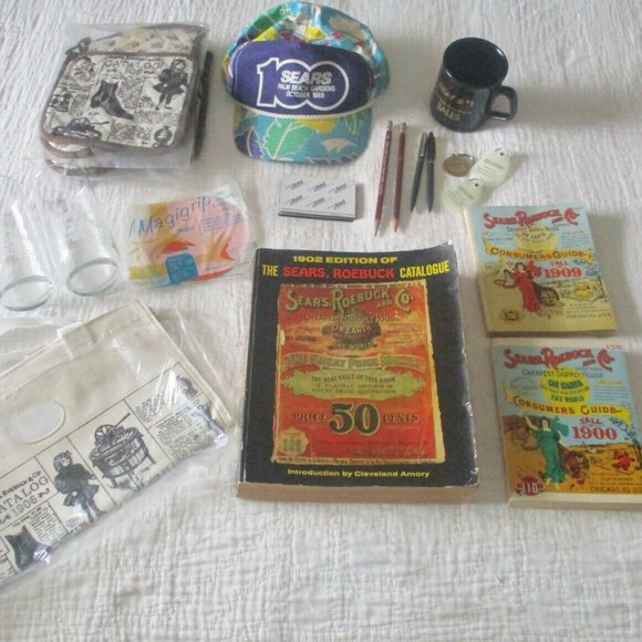 Large Lot of Collectible Vintage Sears Roebuck and Co. Items